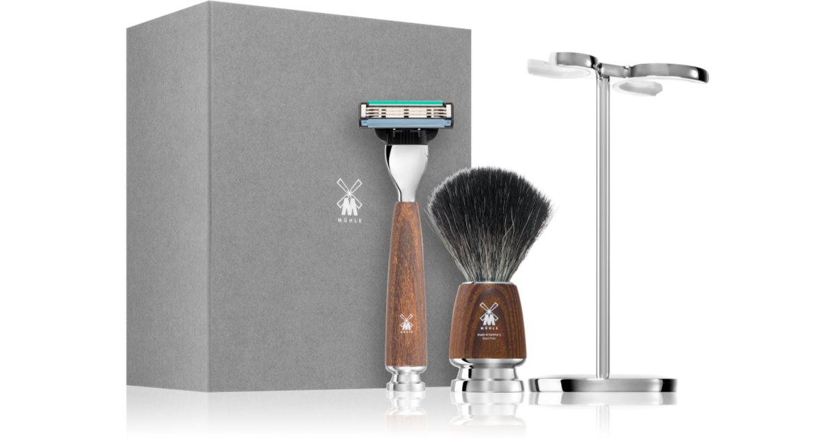 Mühle RYTMO Set Black Resin shaving kit 1 pc