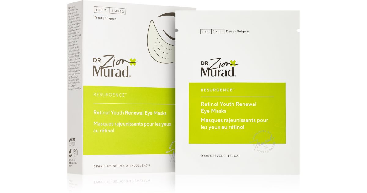 Murad Dr. Zion x Murad maschera-eye patches with retinol 5 pcs