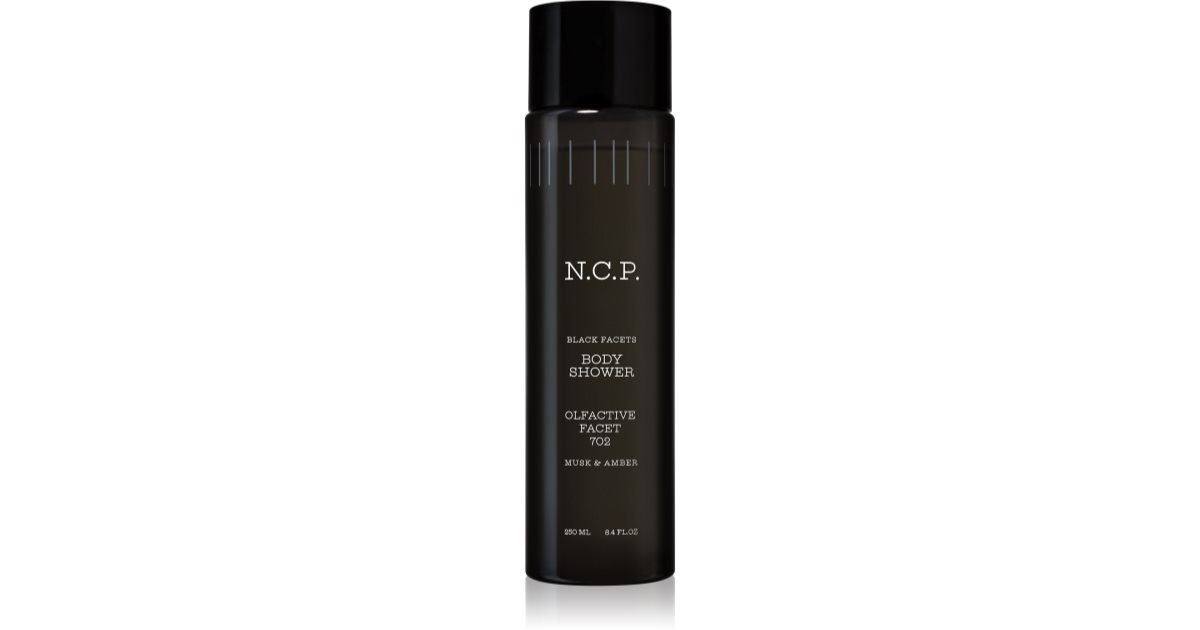 N.C.P. Olfactives 702 Musk &amp; Amber unisex scented shower gel 250 ml