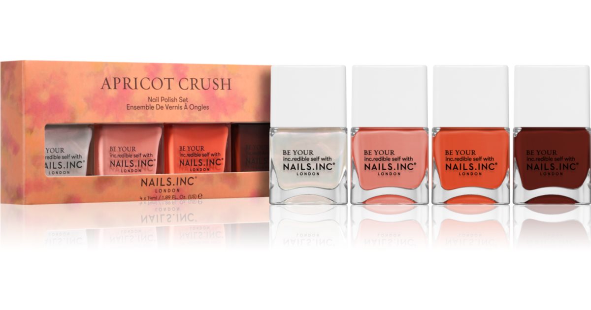 Nails Inc. Apricot Crush Catwalk Calling Nail Polish Set