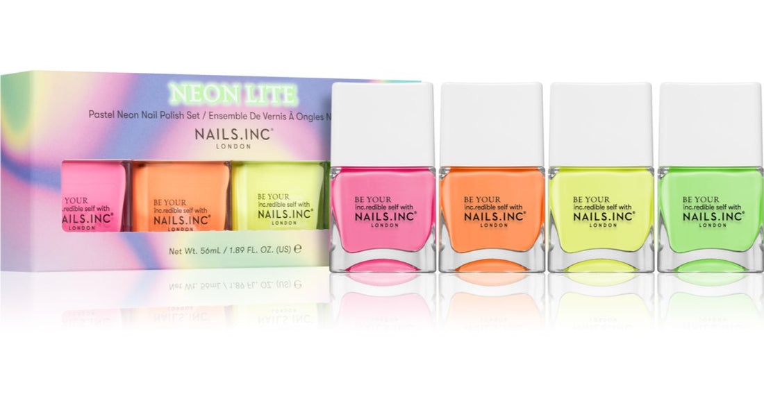 Nails Inc. Neon Lite Nail Polish Set