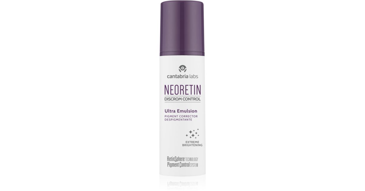 Neoretin Discrom control Ultra light night emulsion against skin blemishes 30 ml