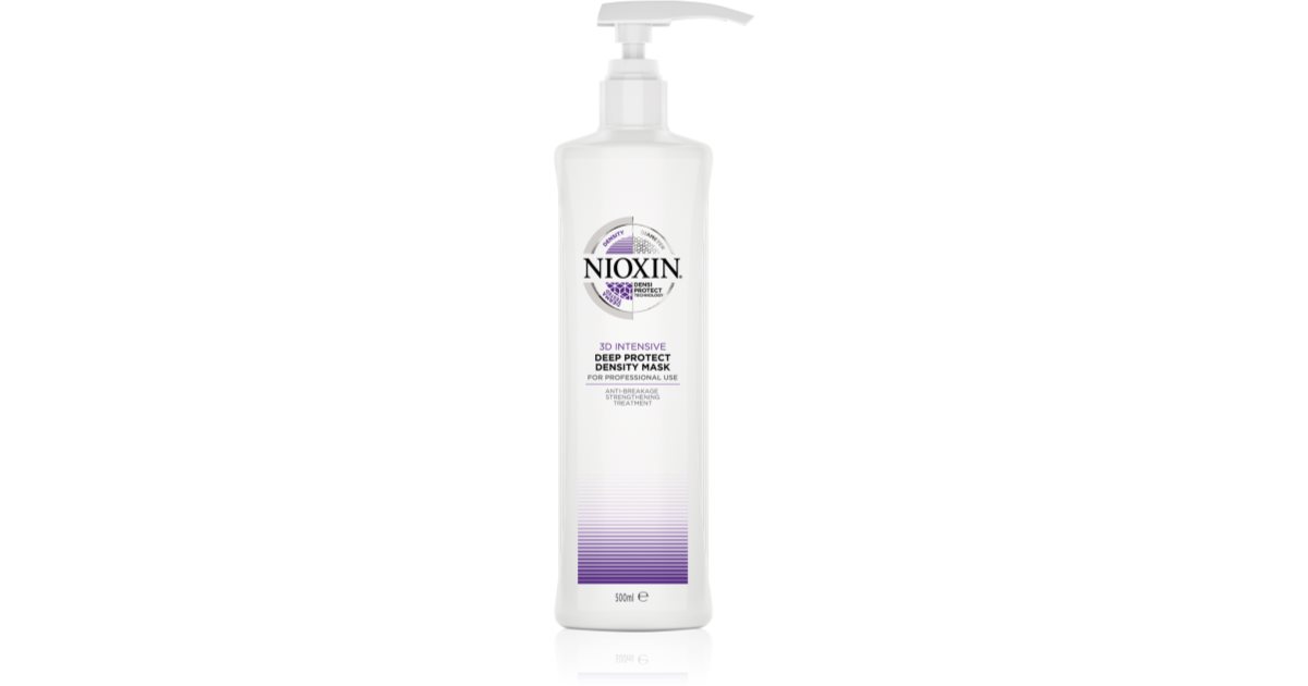 Nioxin 3D Intensive Deep Protect Density maschera Strengthener for damaged and fragile hair 500 ml