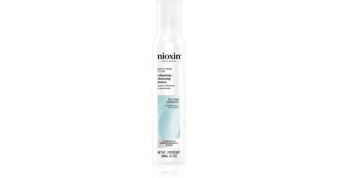 Nioxin Density Defend Styling Fixing Mousse for Hair Volume 200ml