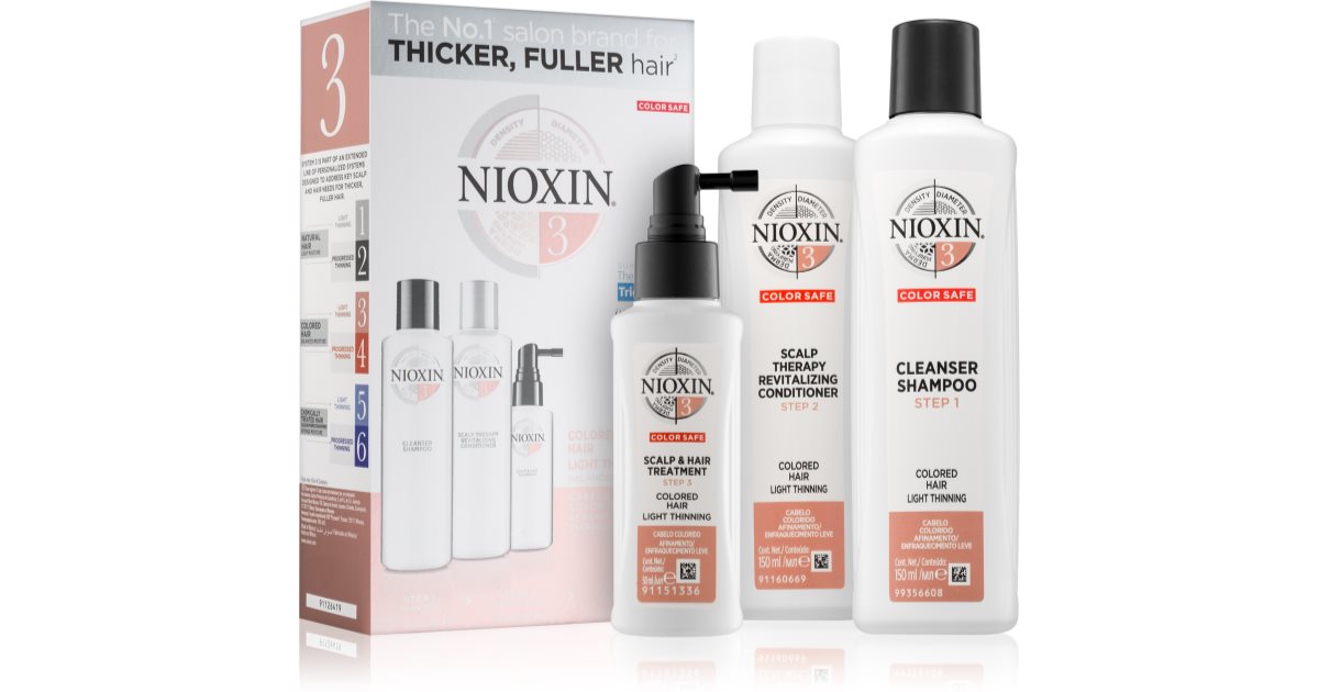 Nioxin System 3 Color Safe Gift Set (For Colored Hair)