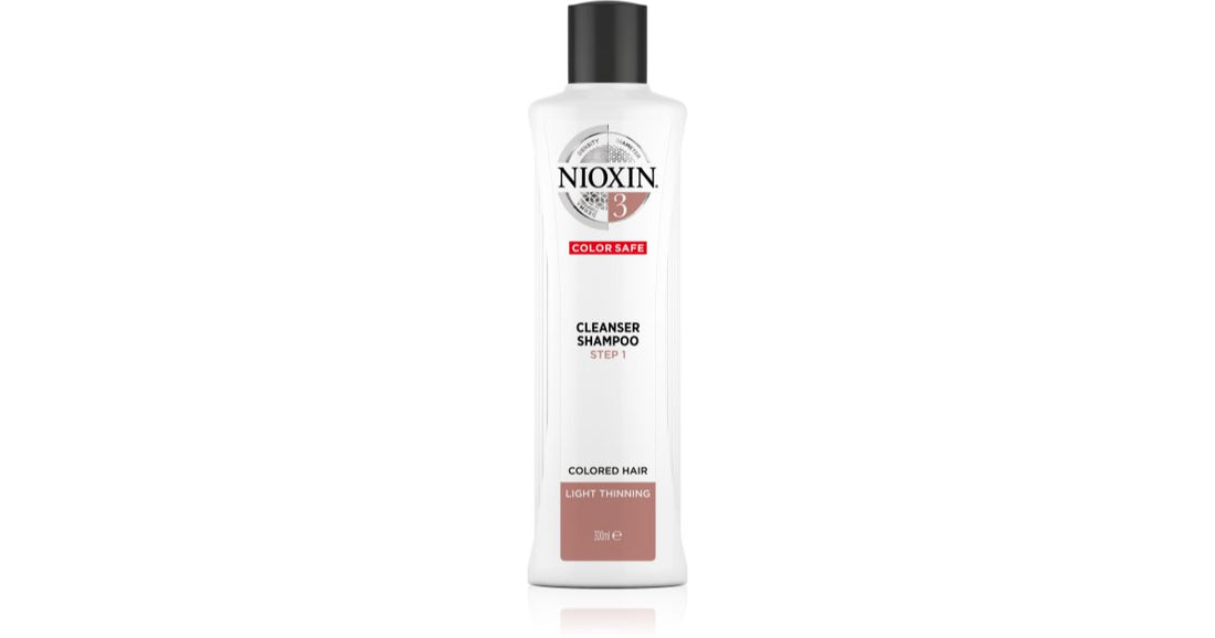 Nioxin System 3 Color Safe Cleansing Shampoo for Dyed and Thinning Hair 1000 ml