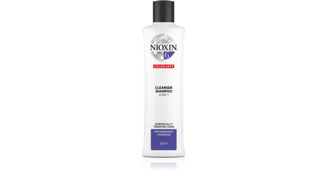 Nioxin System 6 Color Safe Cleansing Shampoo for Chemically Treated Hair 1000 ml