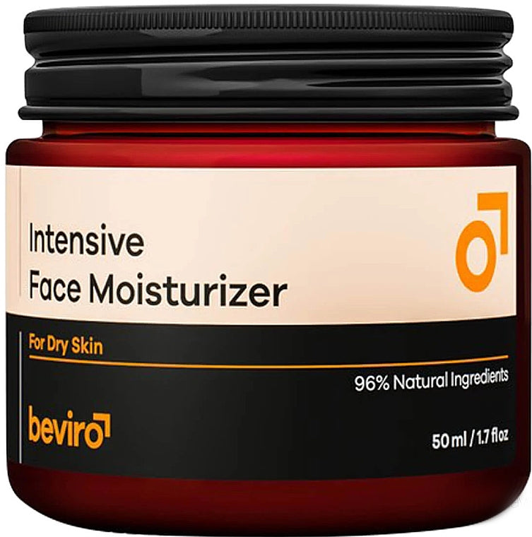 Beviro Intensive Facial Moisturizing Cream for Dry Skin for Men 50 ml