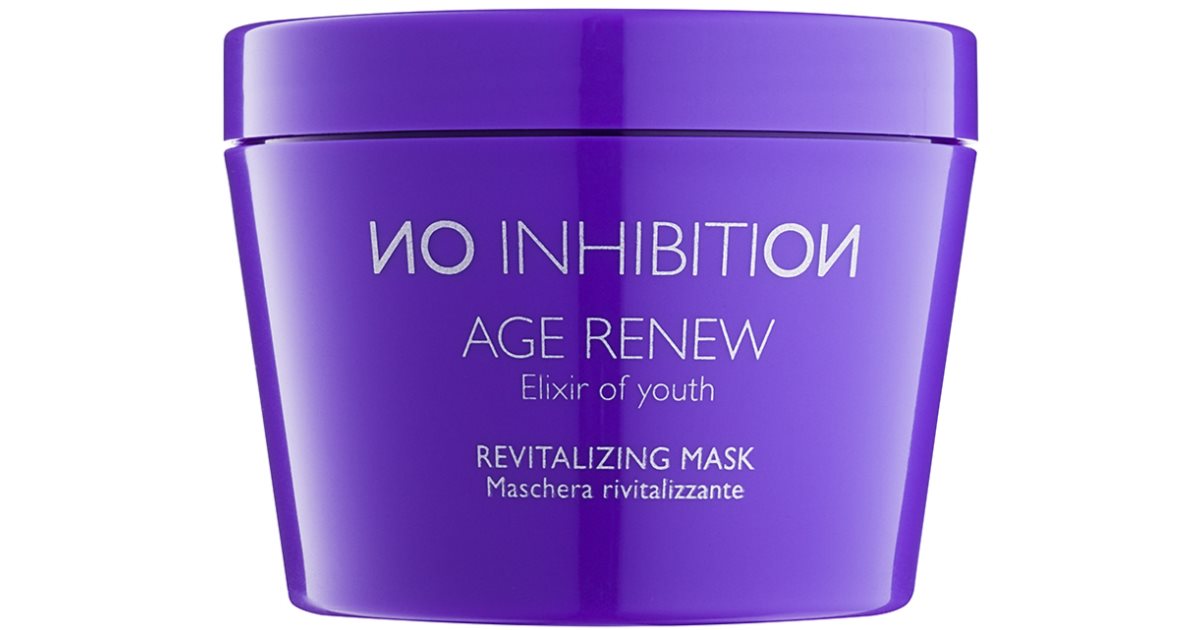 No Inhibition Age Renew Elixir of youth maschera hair revitalizer without parabens 200 ml