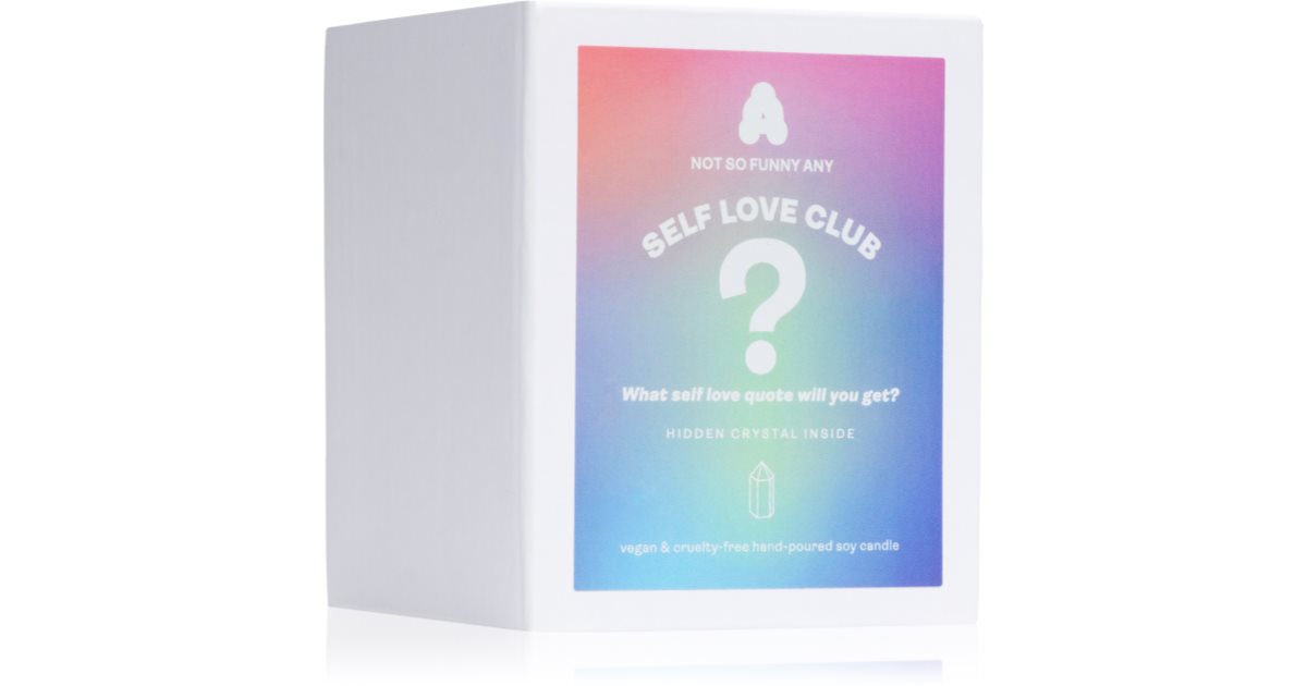 Not So Funny Any Crystal Candle Self Love Club 220 g