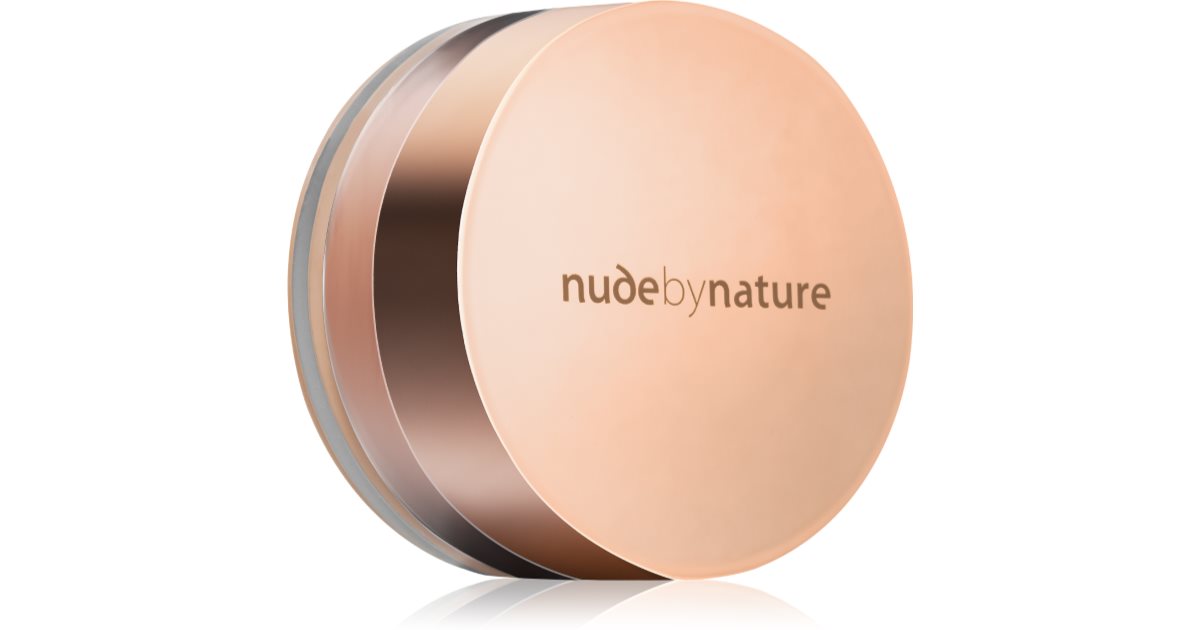 Nude by Nature Radiant Mineral Powder Foundation Color W4 Soft Sand 10 g