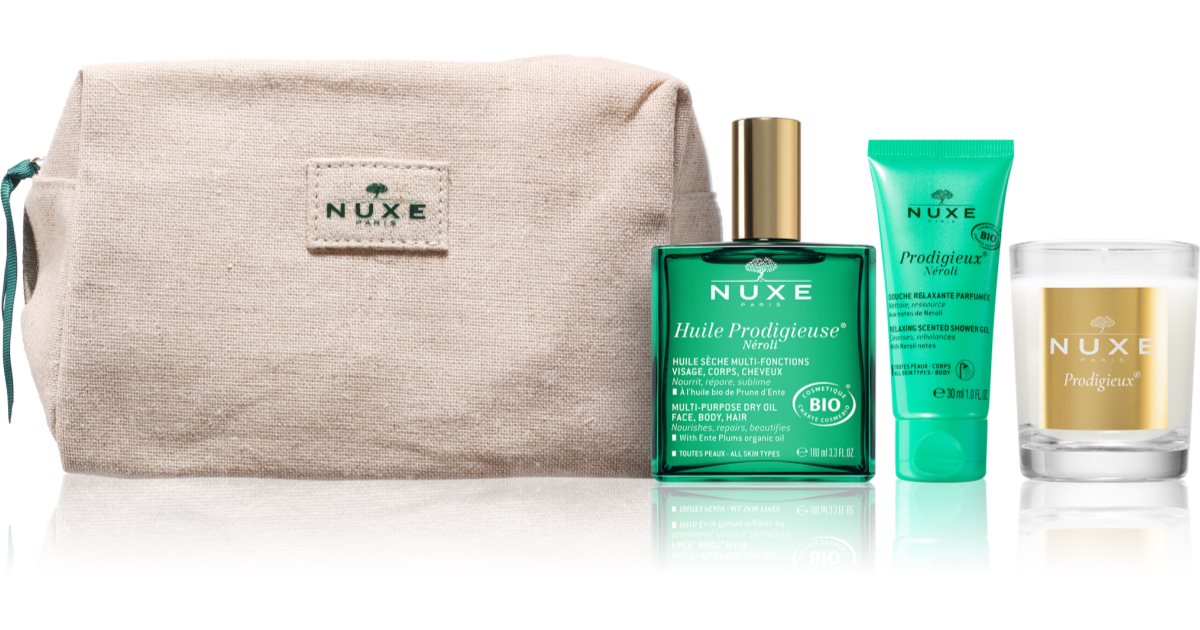 Nuxe Huile Prodigieuse Néroli Gift Set with Revitalizing Effect 3 pcs