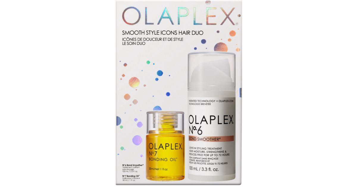 Olaplex Smooth Style Icons Hair Duo set hair modeling to straighten hair 130 ml