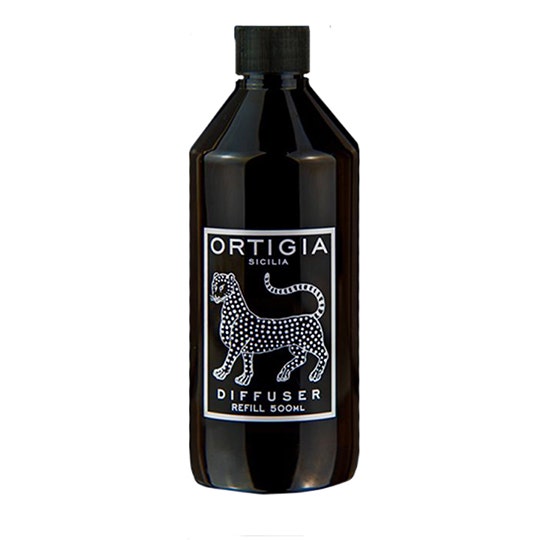 Ortigia Black Amber Diffuser 500 ml Refill