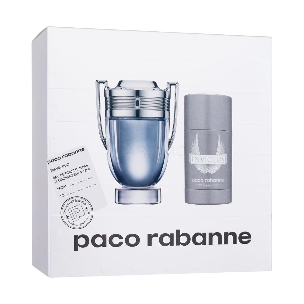 Paco Rabanne Invictus Edt Set 50 ml Deodorizer 75 ml