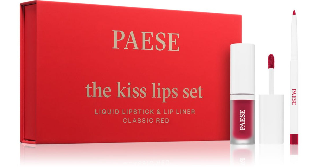 Paese The Kiss Lips Set Classic Red Gift Box 06