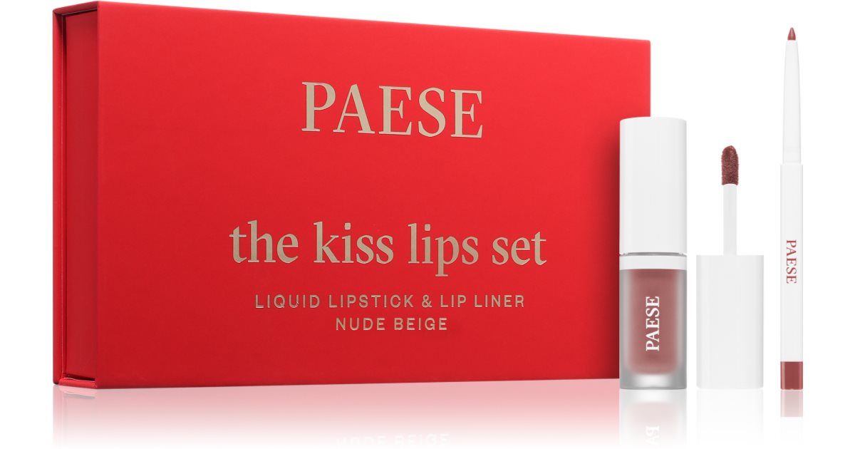 Paese The Kiss Gift Set Lipsticks and Lip Pencil