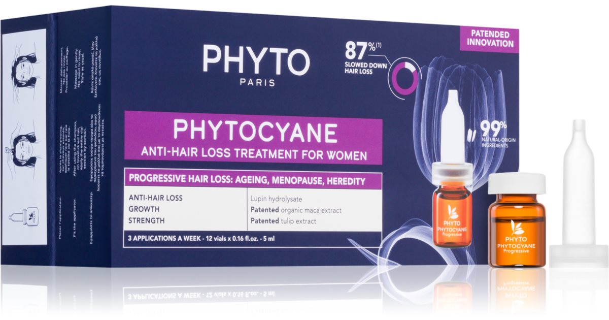 Phyto Phytocyane anti-hair loss treatment for women 12x5 ml