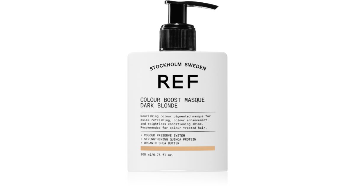 REF Colour Boost maschera nourishing delicate without permanent color pigments Ash Brown 200 ml