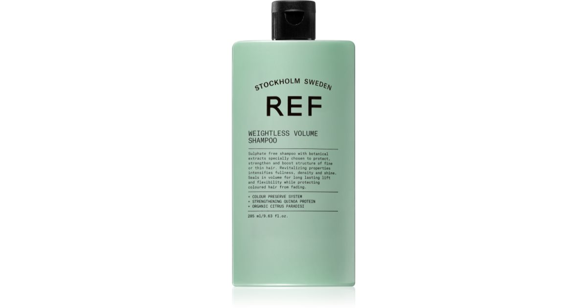 REF Weightless Volume Shampoo for fine hair for volume from the roots 1000 ml