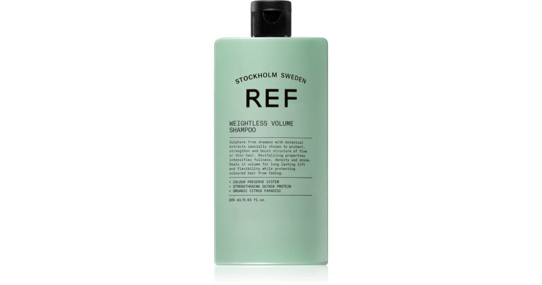 REF Weightless Volume Shampoo for fine hair for volume from the roots 600 ml