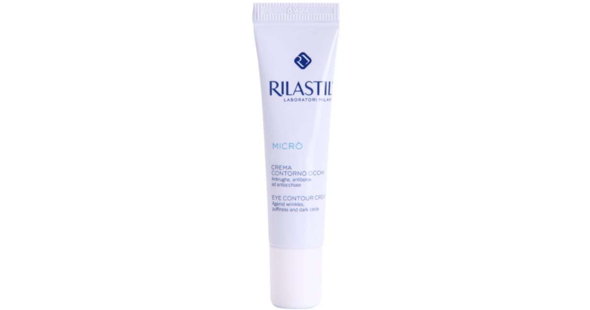 Rilastil Micro eye cream against wrinkles, puffiness and dark spots 15 ml