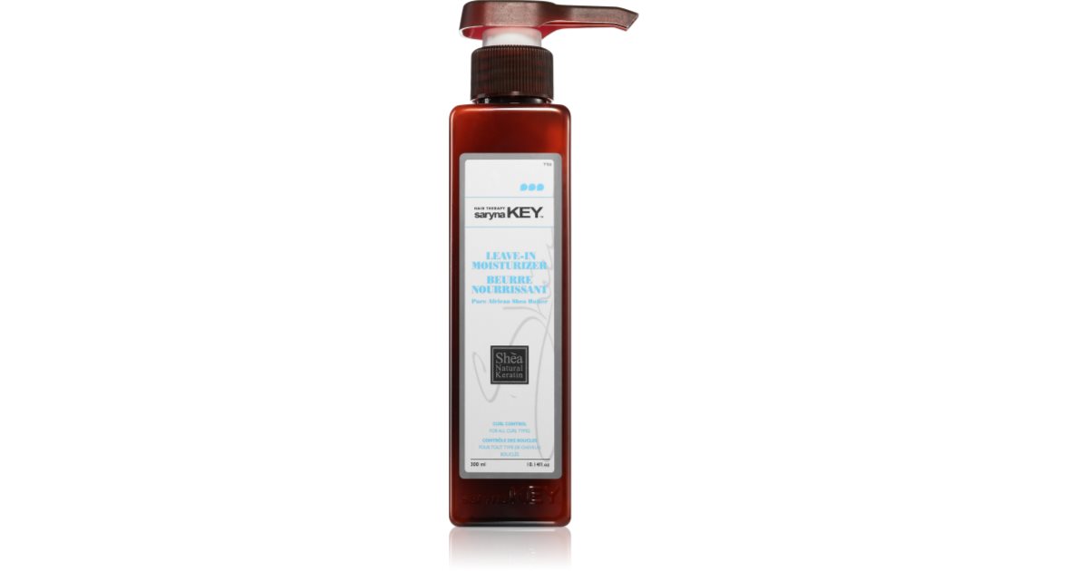 Saryna Key Pure African Shea Butter Control Leave-in Conditioner for Wavy and Curly Hair with Shea Butter 300ml