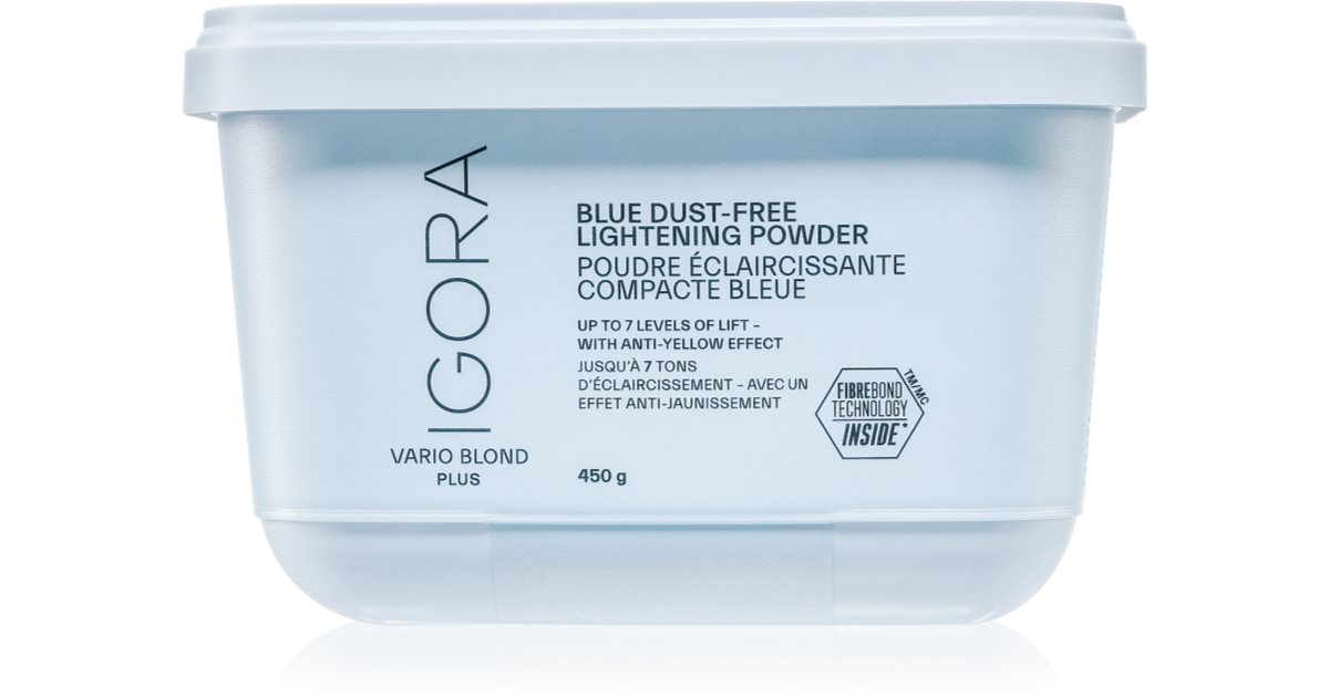 Schwarzkopf Professional IGORA Vario Blond Blue Dust-Free Lightening with clay content for blonde hair 450 g