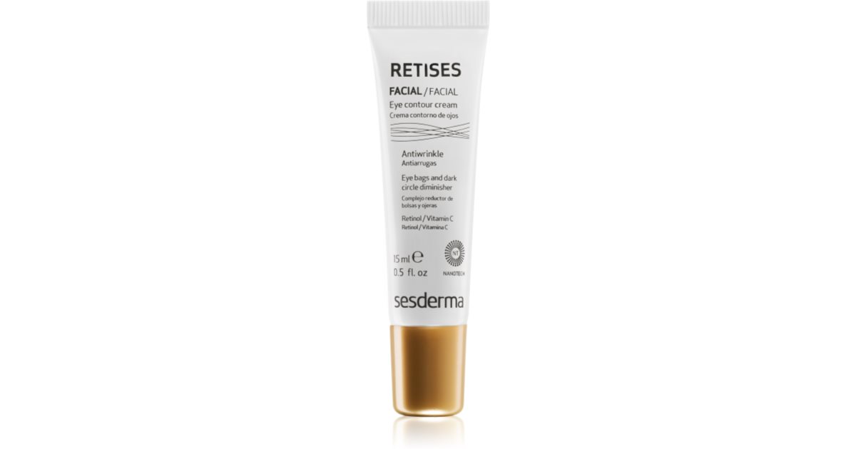 Sesderma Retises eye cream against wrinkles, puffiness and dark spots 15 ml