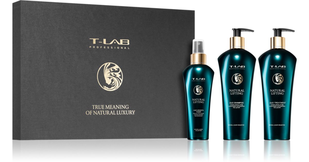 T-LAB Professional Natural Lifting Gift Set (For Hair Volume) 3 pcs