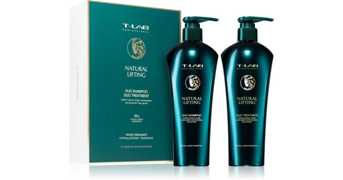 T-LAB Professional Natural Lifting Gift Set (For Hair Volume) 2pcs