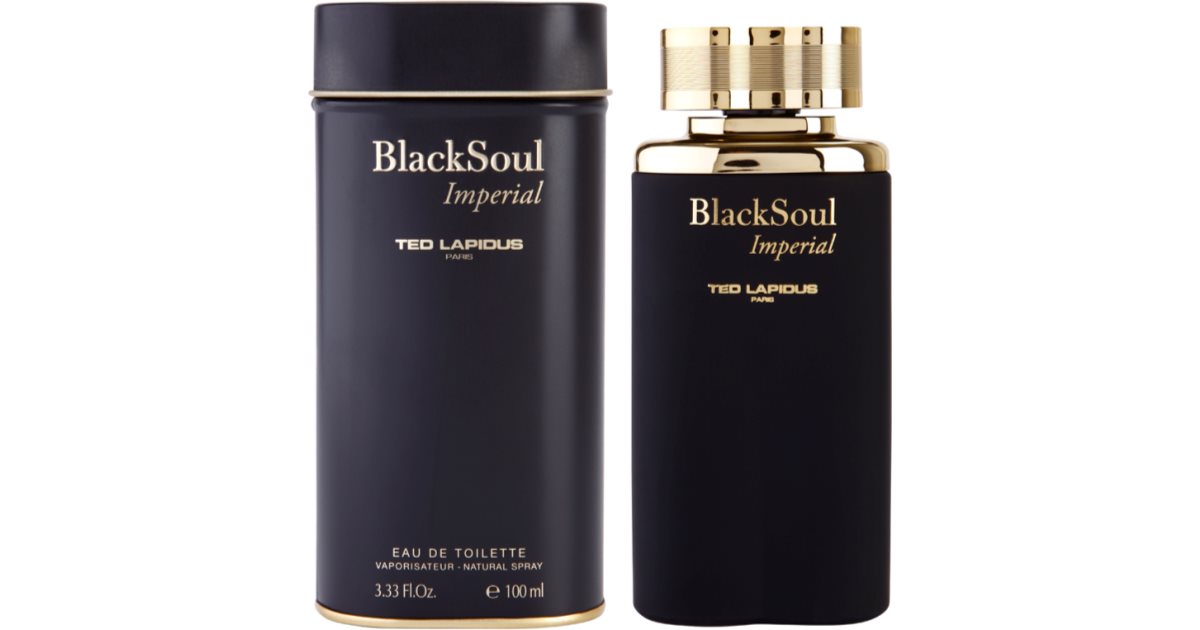 Ted Lapidus Black Soul Imperial Eau de Toilette for men 100 ml