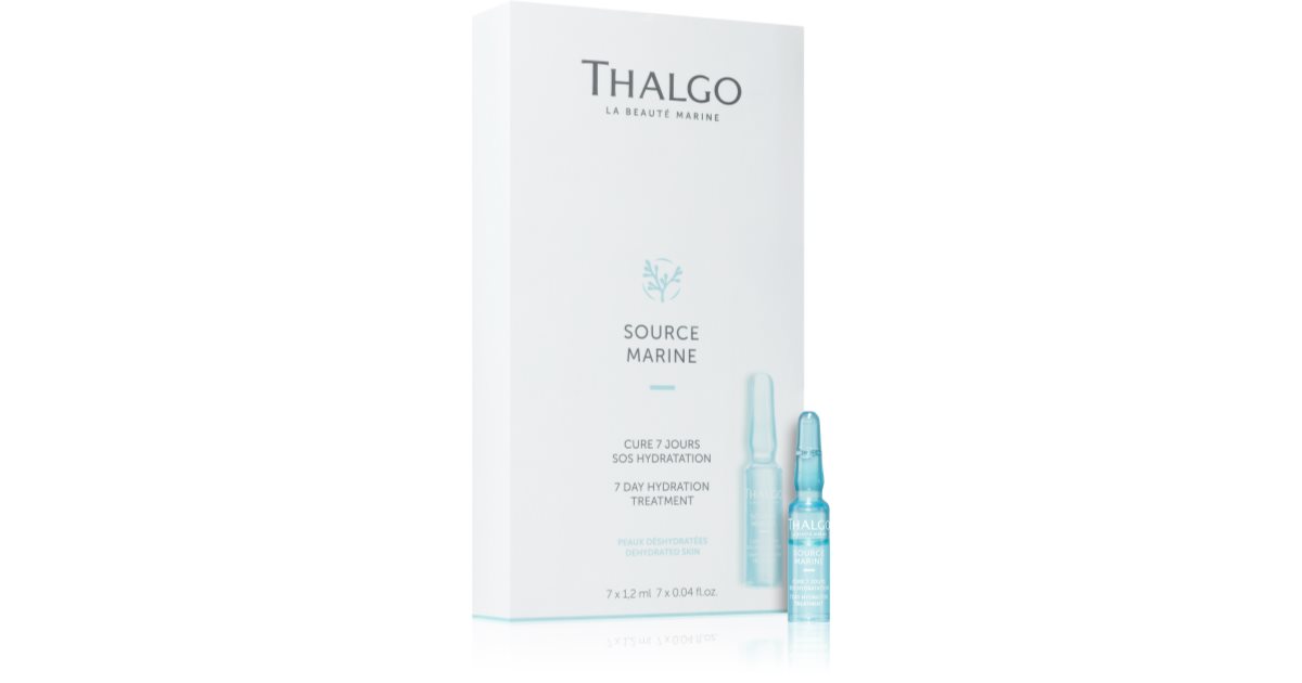 Thalgo Source Marine 7 days regenerating treatment for intense skin hydration 7x1.2 ml