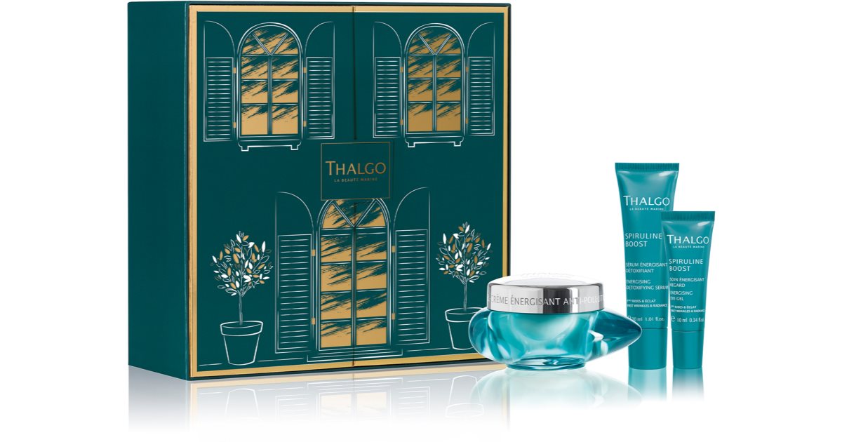 Thalgo Spiruline Boost Smooth Energise Gift Set (against the first signs of skin aging)