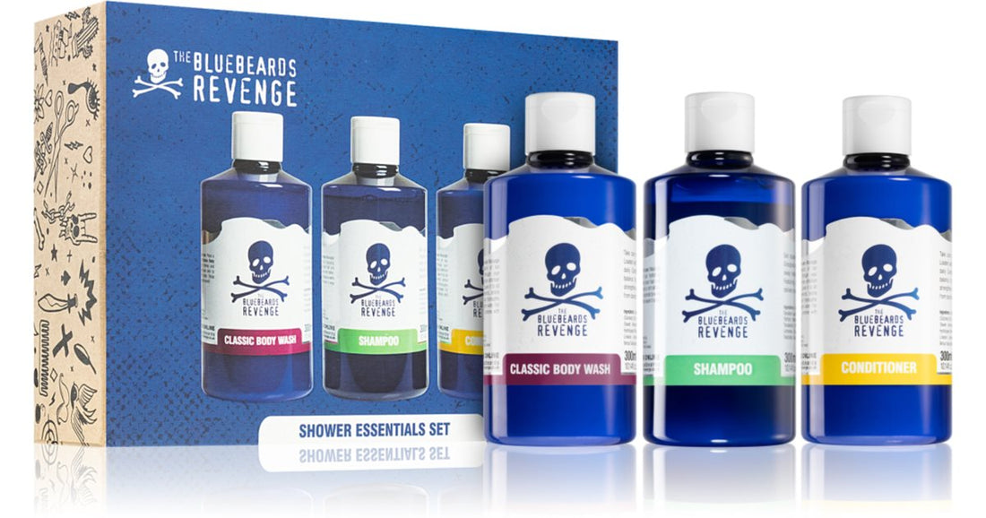 The Bluebeards Revenge Shower Gift Set Essentials Gift Box (For Body and Hair) for Men