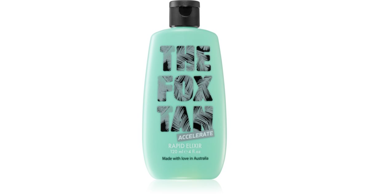 The Fox Tan Rapid Elixir body cream tanning accelerator 300 ml