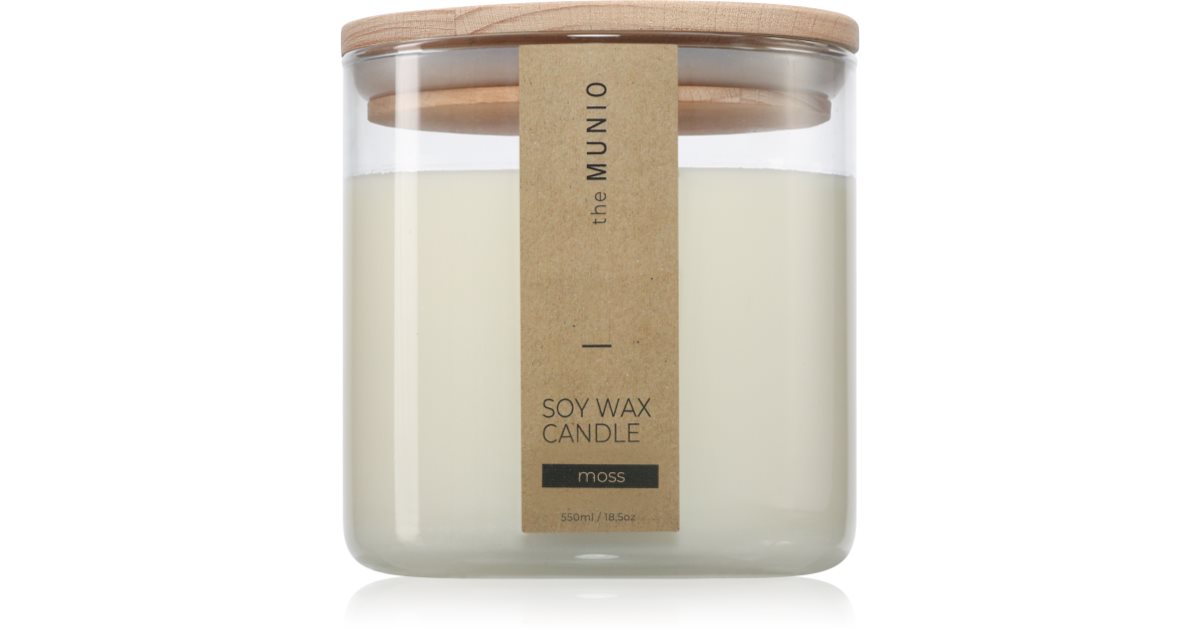 The Munio Moss scented candle 550 ml