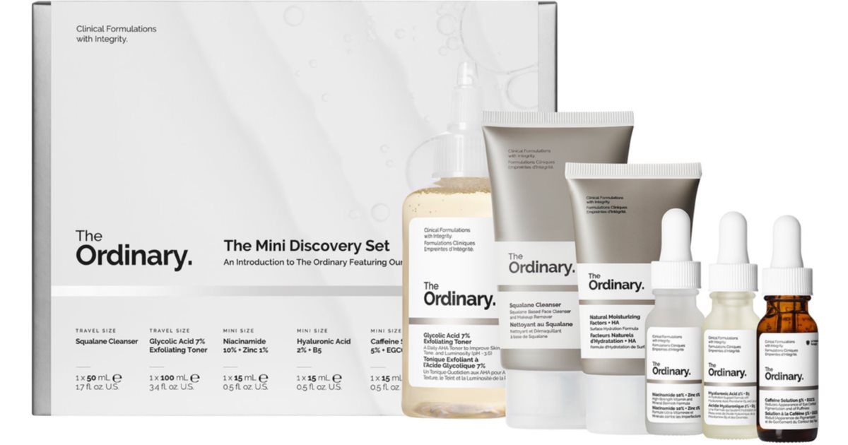 The Ordinary The Mini Discovery Gift Set (Women) 6 pcs