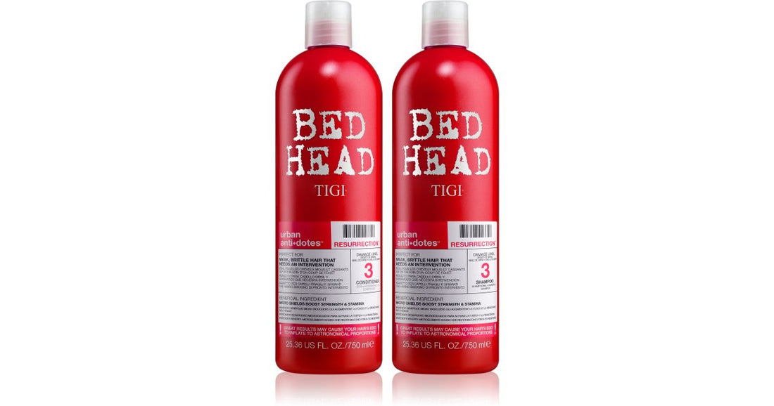 TIGI Bed Head Urban Antidotes Resurrection Value Pack (For Weak, Tired Hair) Women Shampoo 750ml + Conditioner 750ml