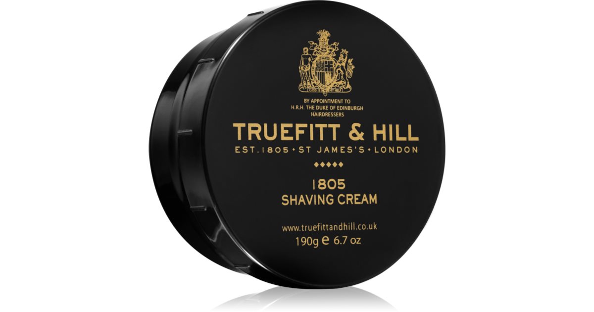 Truefitt &amp; Hill 1805 Bowl Shaving Cream for Men 190g