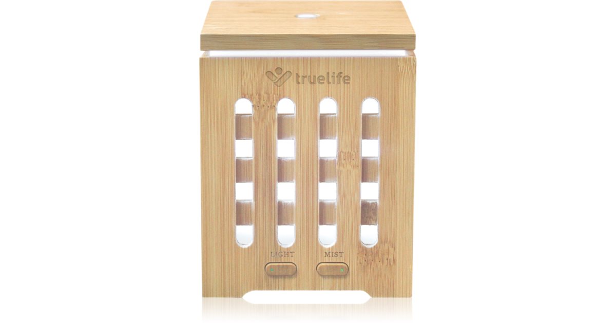 TrueLife AIR D7 Bamboo Ultrasonic Aroma Diffuser and Air Humidifier 1pcs