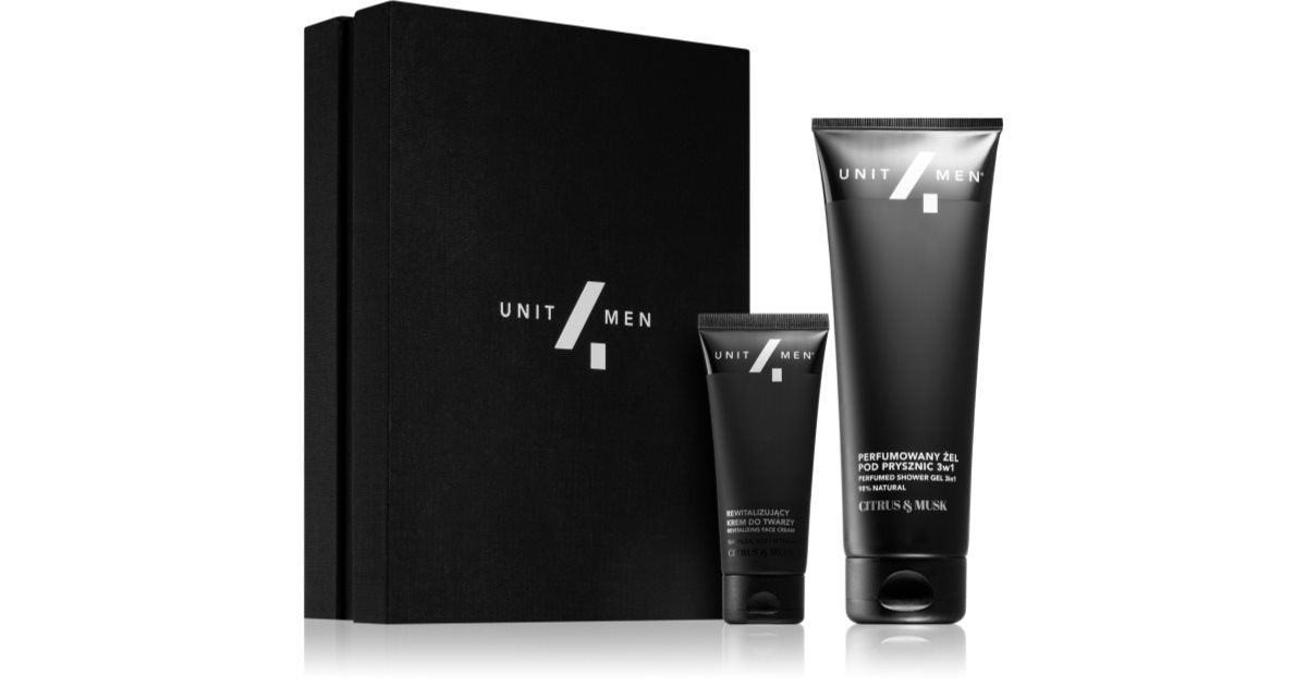 Revitalizing set Unit4Men cedar &amp; musk for men