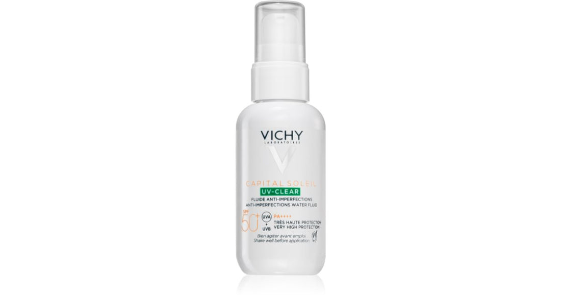 Vichy Capital Soleil UV- Clear anti-wrinkle treatment for oily skin with acne tendency SPF 50+ 40 ml