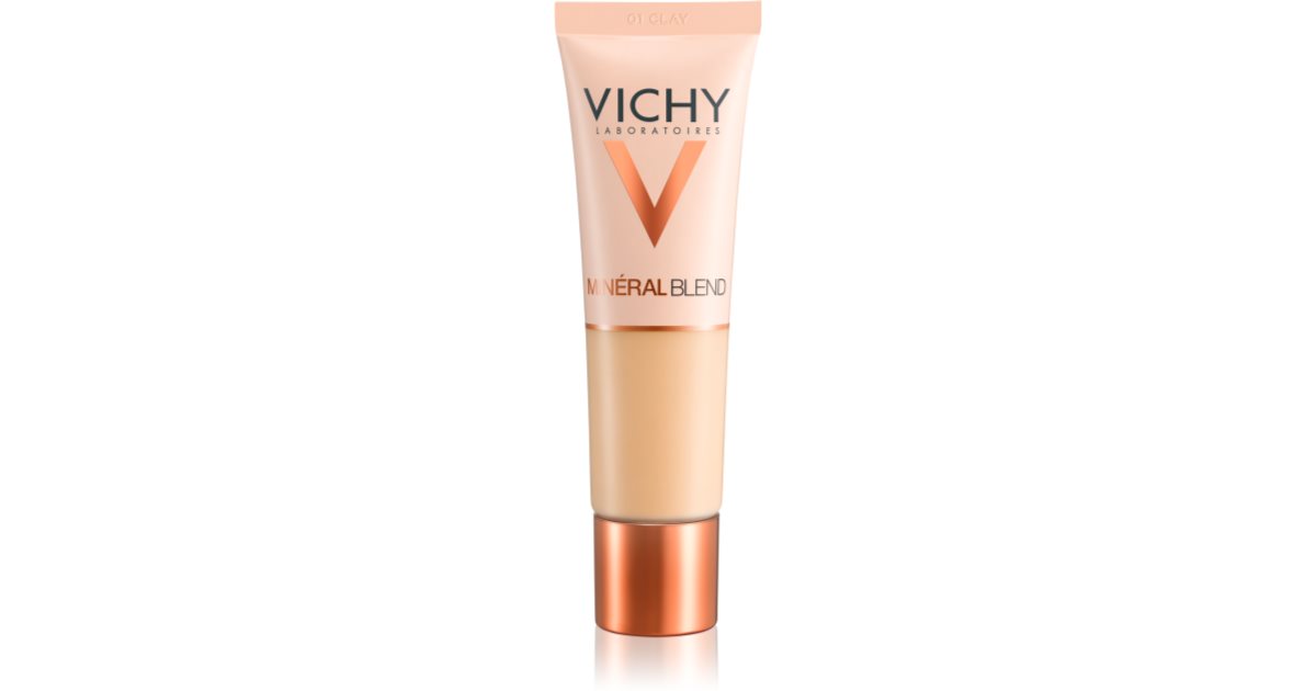 Vichy Minéralblend Naturally Covering Hydrating Foundation Color 19 Umber 30ml