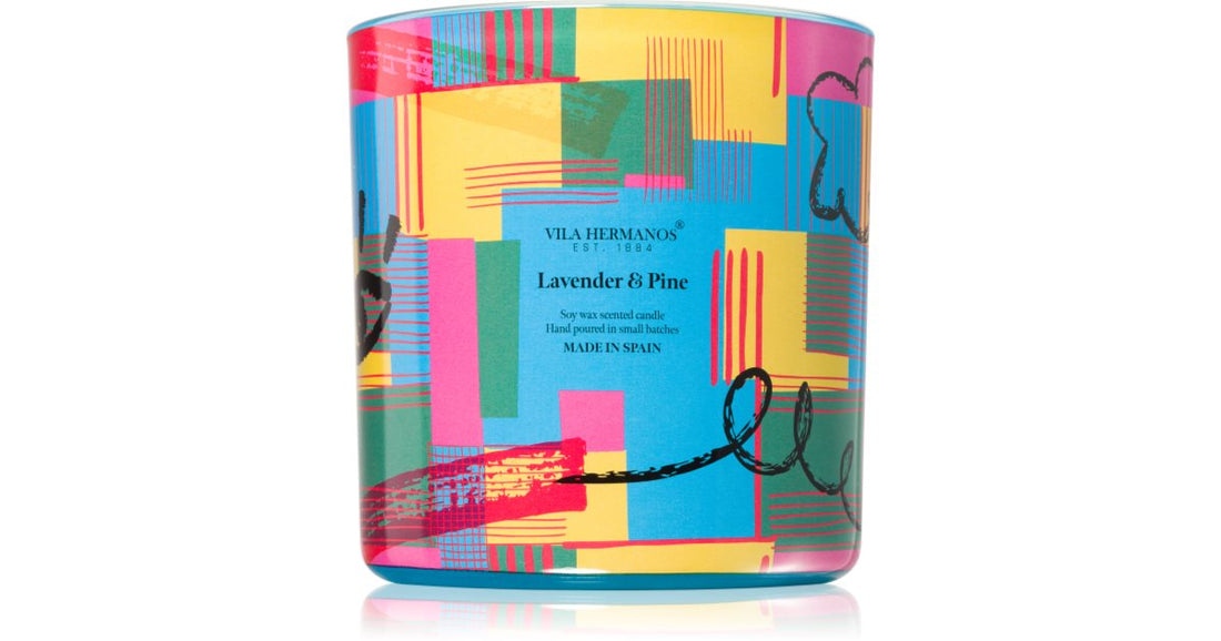 Vila Hermanos 70ths Year Lavender &amp; Pine scented candle 200 g