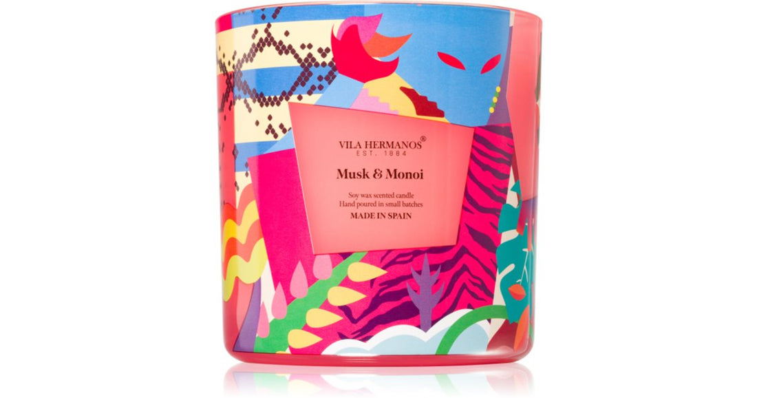 Vila Hermanos 70ths Year Musk &amp; Monoi scented candle 200 g