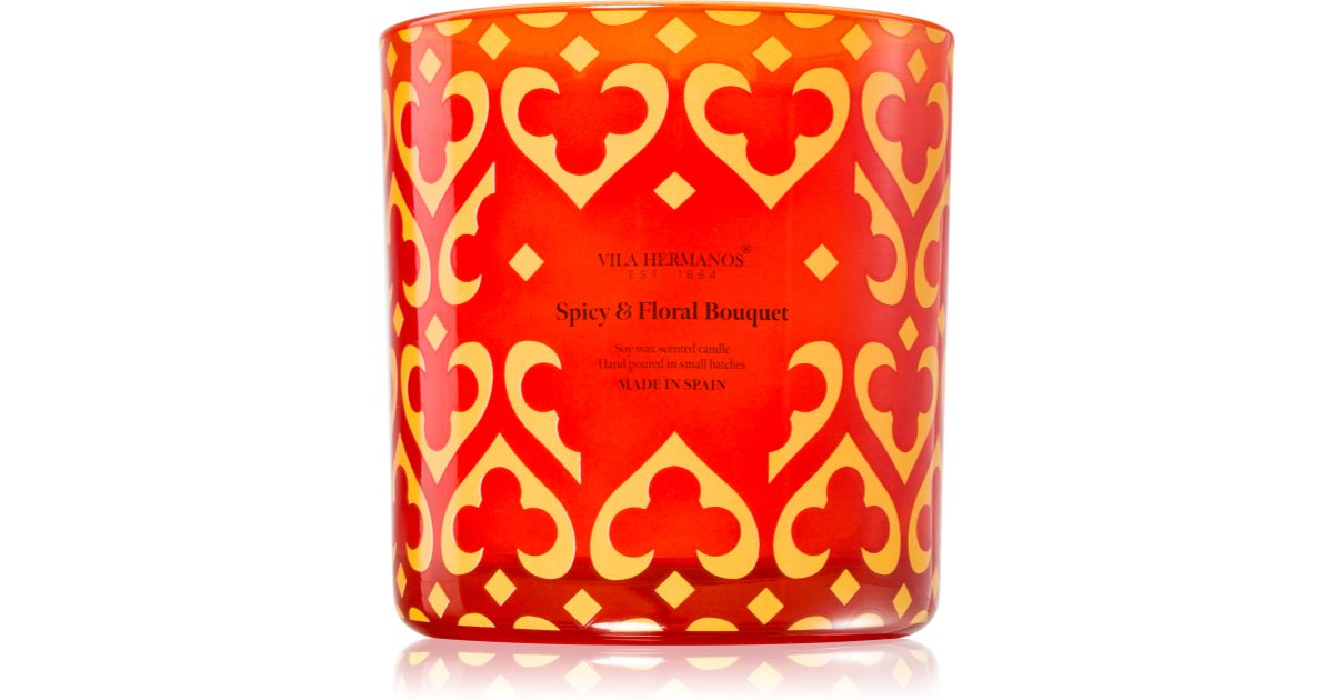 Vila Hermanos 70ths Year Spicy &amp; Floral Bouquet scented candle 200 g