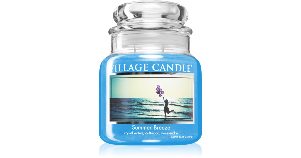 Village Candle Summer Breeze scented candle (Glass Lid) 602 g