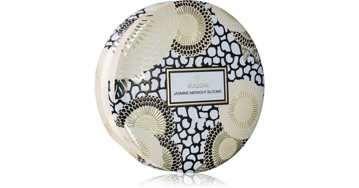 VOLUSPA Japonica Jasmine Midnight Blooms Scented Candle Tin 340g