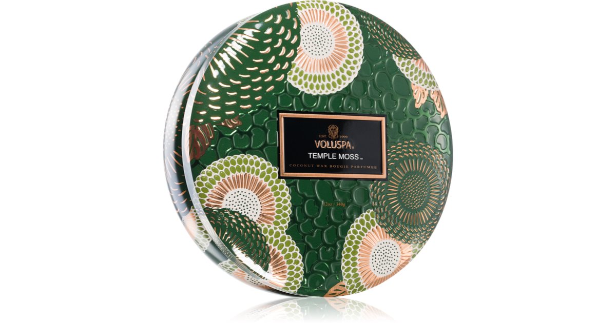 VOLUSPA Japonica Temple Moss Scented Candle Tin 340g